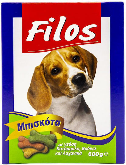 Filos Dog Biscuit With Meat And Vegetables 600gr