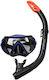 Aquablue Silicone Diving Mask with Snorkel Blue