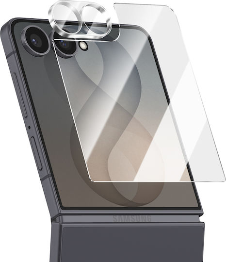 Imak Hd Tempered Glass Galaxy Z Flip 8 Ecran Exterior Și Cameră Transparent