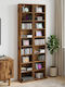Bibliotheken Gebrauchtes Holz 2Stücke 33x23.5x175cm