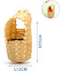 Nobleza Bamboo Φωλιά Πτηνά 12x15cm