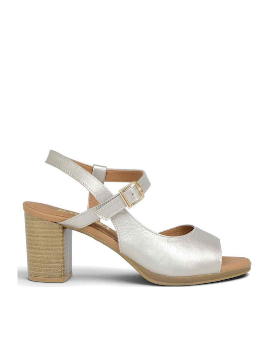 Ragazza Sandale De Piele Aurii