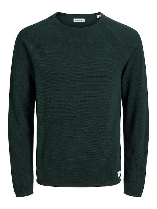Jack & Jones Bluză Crew Neck Scarab