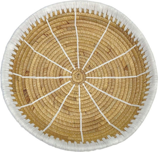 Marhome Decorațiune de perete Albă 45x6cm
