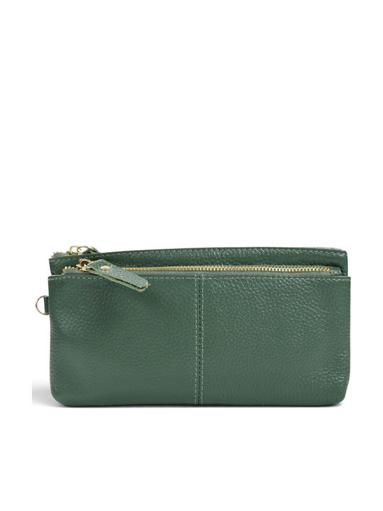 Passaggio Leather Leather Women's Wallet Green