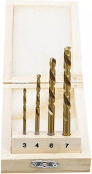 BGS Technic Τρυπάνι HSS Τιτανίου για Μέταλλο 3mm / 4mm / 6mm / 7mm / 60mm / 75mm BGS Technic Τρυπάνι HSS Τιτανίου για Μέταλλο 3mm / 4mm / 6mm / 7mm / 60mm / 75mm