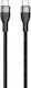 DeTech DeTech USB Type-C Cable Male - USB-C 60W PD Black 1m