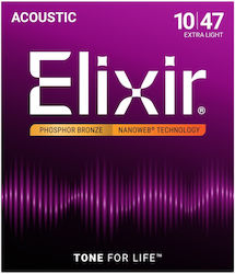 Elixir Nanoweb Einzel Phosphor-Bronze Akustikgi...