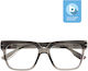 Looplabb Max Crystal Schwarz Blaulichtblockierende Brillen Grad 2