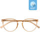 Looplabb Blaulichtblockierende Brillen Papillon Kristall Champagner Grad 1.5