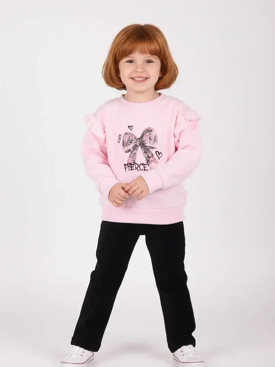 Joyce Fierce Παιδικό Σετ Φόρμας Pink