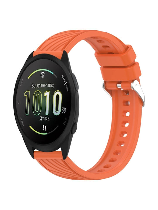 Silicone Rubber Strap Orange 20mm