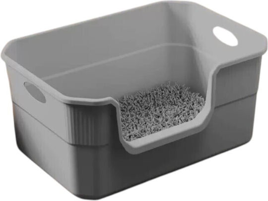 Pet's Choice Cat Litter Box Grey W50 x D35 x H22cm