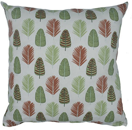 Oxygen Dekorativer Kissenbezug Green Leafs Green Leafs 40x40cm