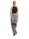 Damen Stoffhose Schwarz