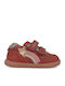 Kids Sneakers High Anatomic with Hook & Loop Closure Burgundy