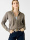 Scuba Scuba Women's Hooded Sweatshirt Cardigan Brown
