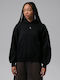 Brooklyn Women's Sweatshirt with Hood Black