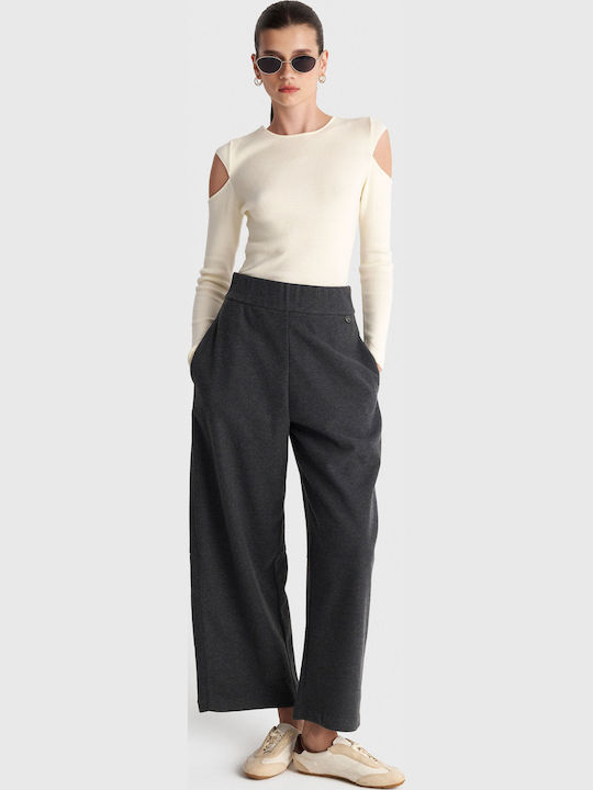 Wide Grey Sweatpants