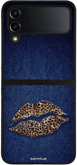 Калъф Sonique Diva Series Samsung Galaxy Z Flip 4 Деним Леопард