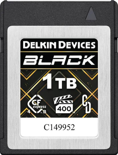 Delkin Speicherkarten Cfexpress 4.0 Schwarz Typ B R3630/w3130 Vpg400 1TB