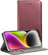 Techwave Smart Leather Case Oppo Reno 15f 5g 15fs 5g Burgundy