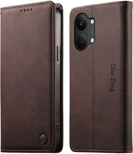 Df-019 Husa Book Maro Închis Xiaomi Poco X8 Pro Max 5g