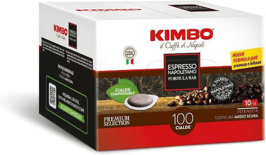 Kimbo Κάψουλες Espresso Συμβατές με Μηχανή E.S.E. Pod 100caps