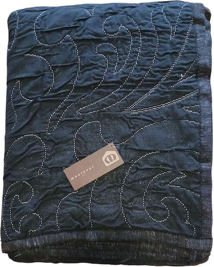 Manterol Casa Κουβερλί Υπέρδιπλο Μαύρο 235x270cm
