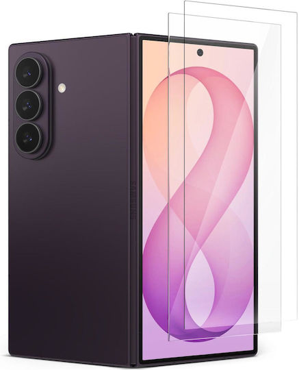 Tempered Glass Samsung Galaxy Z Fold8 Ultra Ringke Easy Slide Anti-Scratch Screen Protection Glass for Outer Screen 2 Pieces Clear 8800328819337