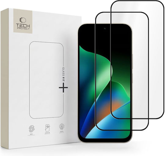 Szkło Hartowane Tech-protect Glass Fit+ 2-pack Xiaomi Redmi 17 4g 5g Black 5906302342808