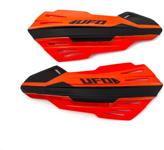 UFO Wasserdicht Motorrad Hand Regenabdeckungen Ktm Fl Orange Plast Pm01677
