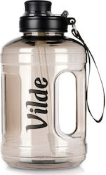 Vilde Plastic Water Bottle 1600ml Black Vilde Plastic Water Bottle 1600ml Black