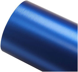 Dekoratives Autoaufkleber Folie 1.52 X 18m Gebürstetes Eisblau