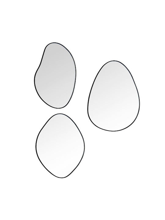 Mirrors & More Viola Καθρέπτης Τοίχου με Μαύρο ...