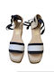 Leder Damen Espadrilles