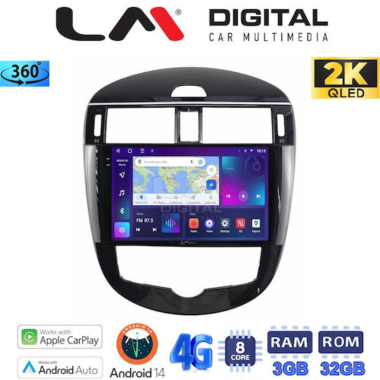 Lm Digital Lm Zd8648 Gps Екран Oem Мултимедия Автомобилни Аудио Системи Nissan Pulsar 2015> Само Ако Автомобилът Има Clima Carplay Androidauto Bt Gps Wifi Gprs