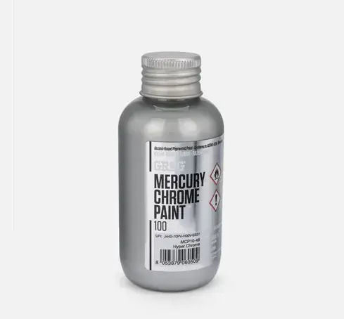 Grog Mercury Chrome Paint 100ml Hyper Chrome