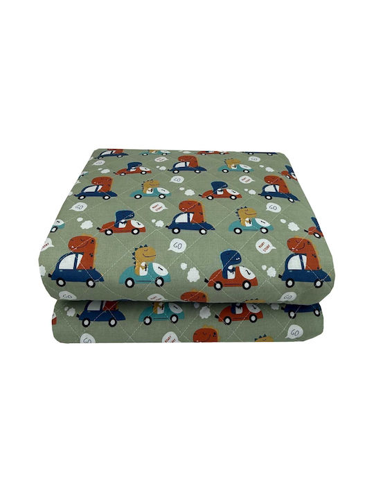 Astron Italy Kids Quilt Single Dino Formula Din...