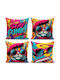 Aberto Design Dekorativer Kissenbezug Mehrfarbig 43x43cm