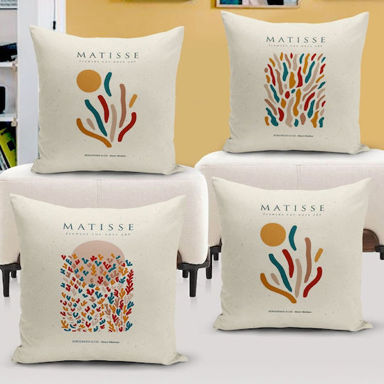 Aberto Design Decorative Pillow Case Multi 43x43cm