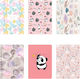 Tesoro Notebook A5 96 Sheets Ruled with Hard Cover and Rubber Band (Miscellaneous Designs)