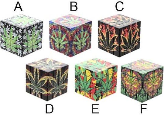 Atomic Cube Leaf 58mm 4 Părți 0212560 Râșniță de Tutun Model A