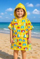 SteweHome Kinder Strandponcho mit Druck für 3-6 Jahre SteweHome Kinder Strandponcho mit Druck für 3-6 Jahre