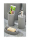 SteweHome Bathroom Accessory Set Plastic 3 Pieces