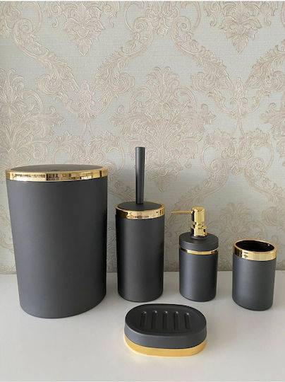 SteweHome SteweHome Badezimmerzubehör-Set Kunststoff Blau 5 Stück