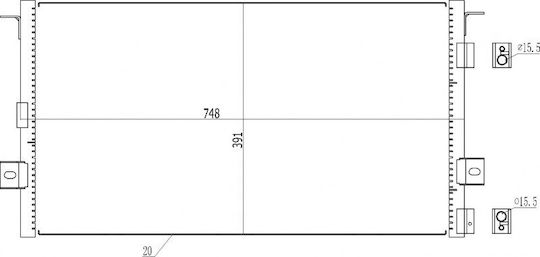 Кондензатор Климатик Пътешественик 2.5td 95 4798015