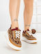 Adidași Flatforms Pentru Femei Leopard