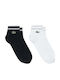 Lacoste Men's Pattern Socks Black 2Pack
