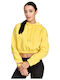 Cropped Women's Hooded Sweatshirt Moment Loose